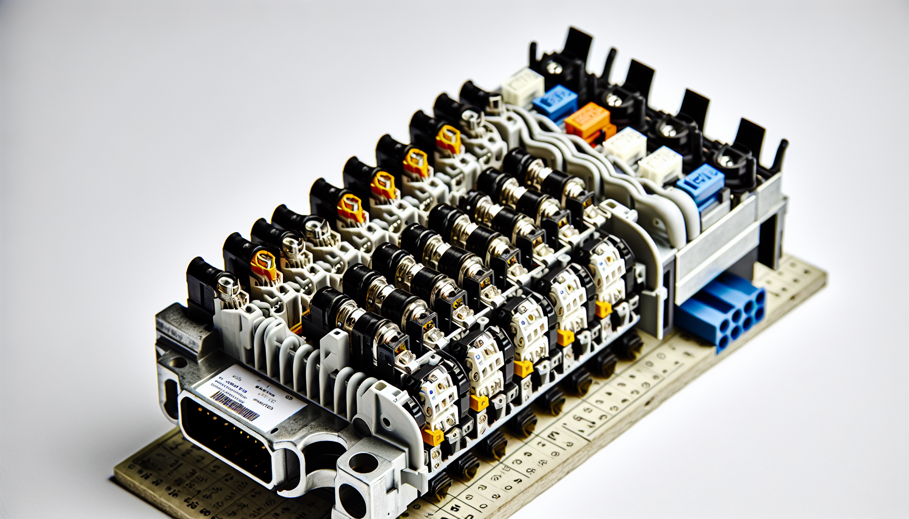 Customized terminal block assembly with accessories