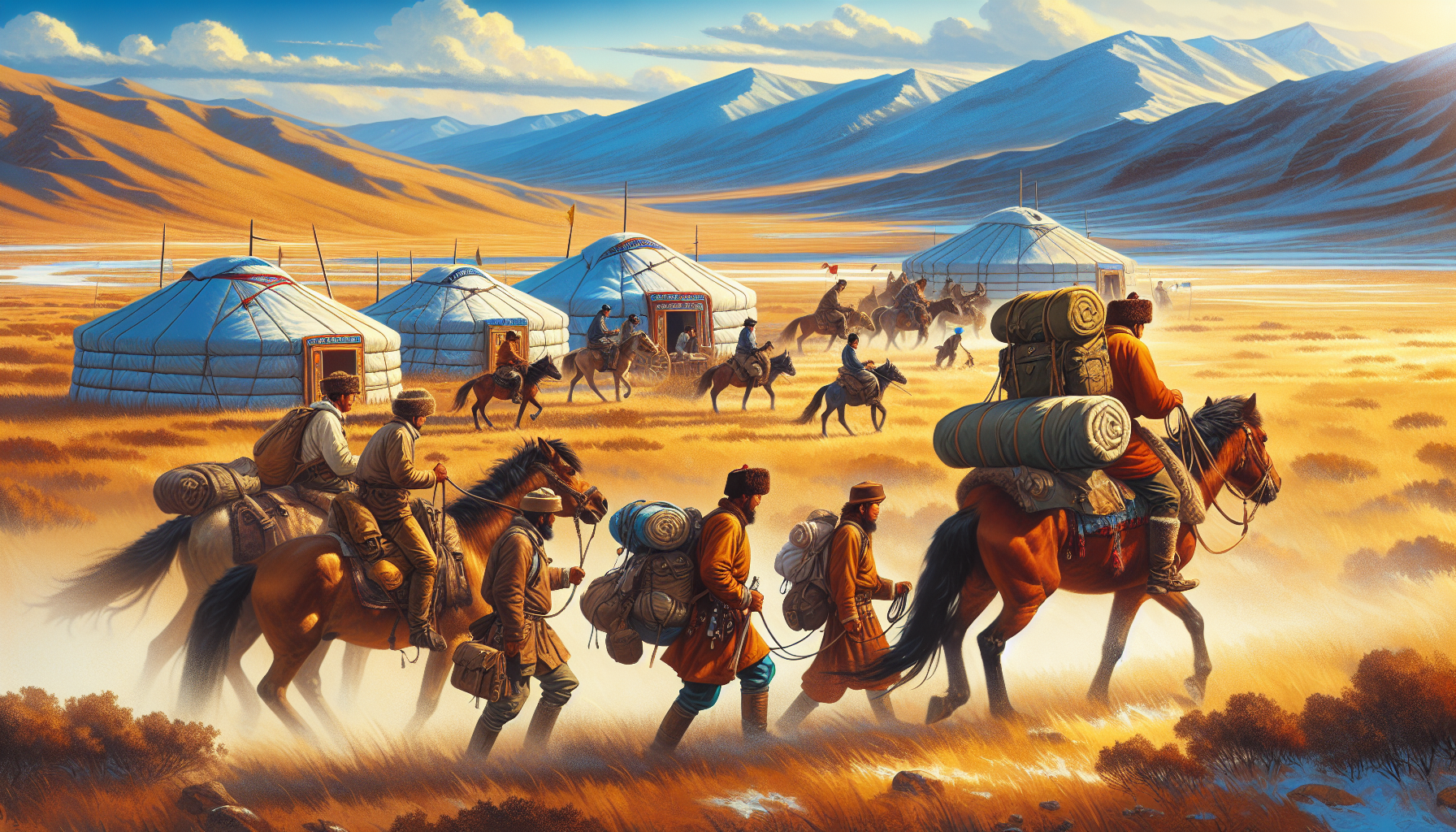 Abenteuerliche Aktivitäten in der Mongolei