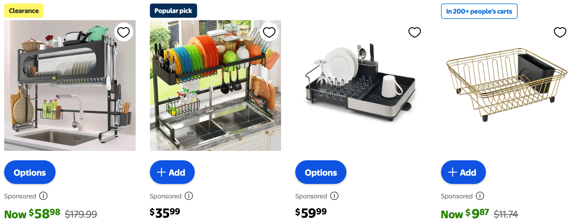 dropshipping kitchen appliances - over the sink drying racks 