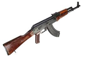 The Kalashnikov semi-automatic rifle with fixed stock 