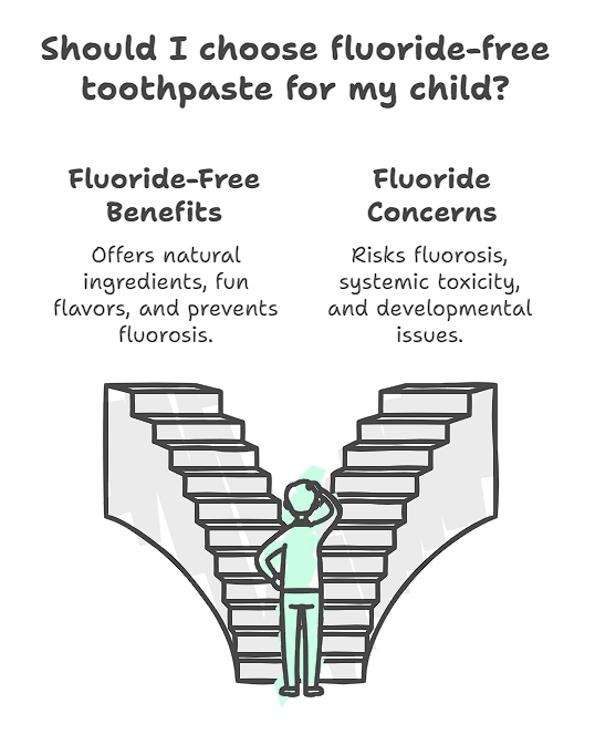 Should I choose fluoride-free toothpaste for my child?