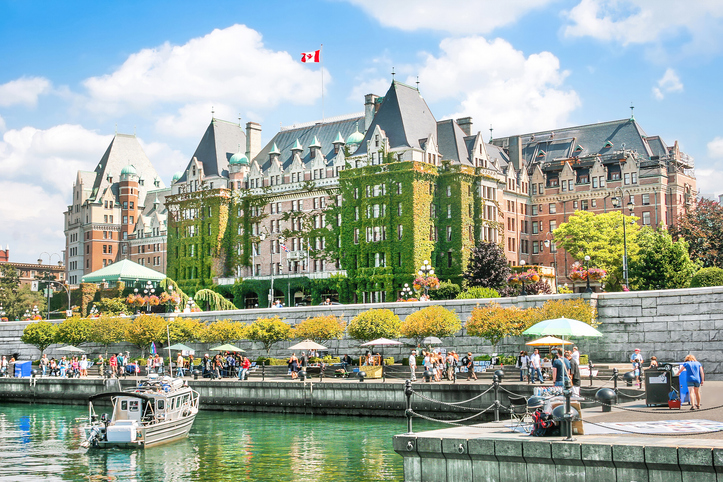 Inner Harbour of Victoria, British Columbia. 