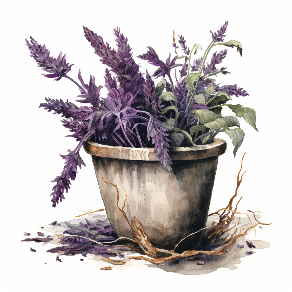 wilted herbs may mean it's time to give your plants a little drink