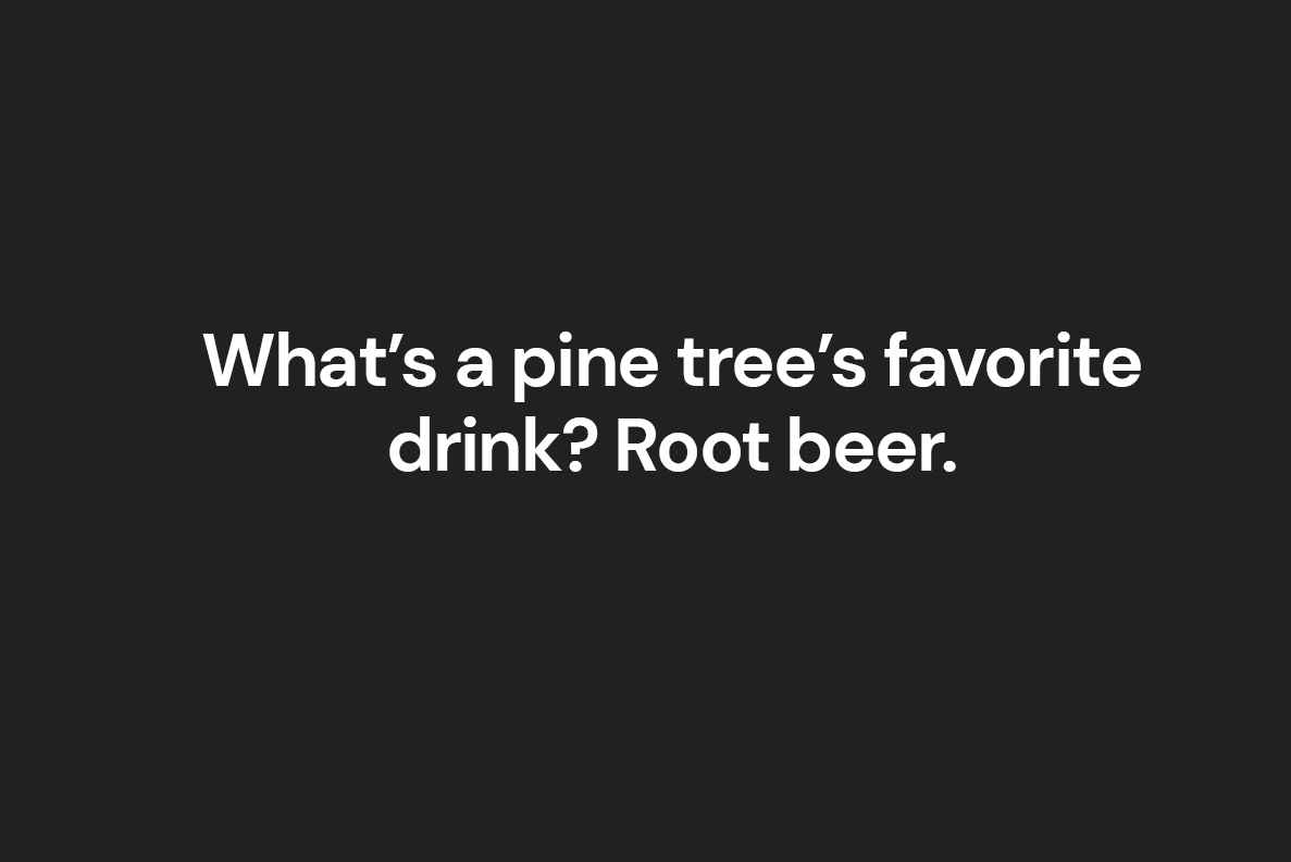 tree puns