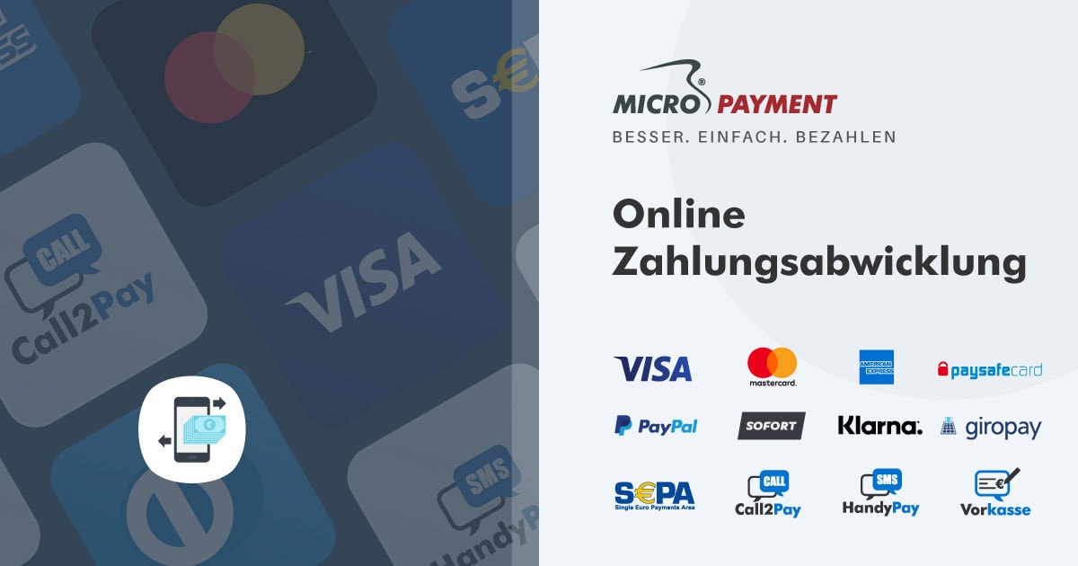 Bild: Leistungen, mit denen Zahlungsdienst Micropayment AG wirbt