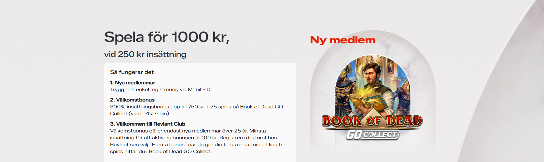 Reviant bonuserbjudande.