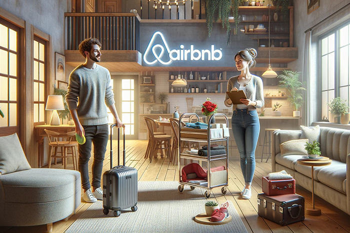 Airbnb co hosts are preparing the space