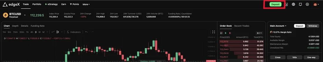 Step 3: Make Your First Deposit