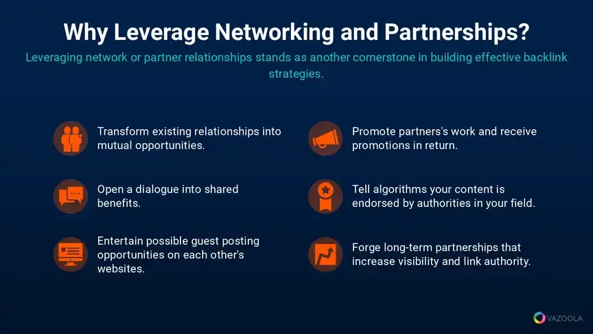 Why leverage networking and partnerships?