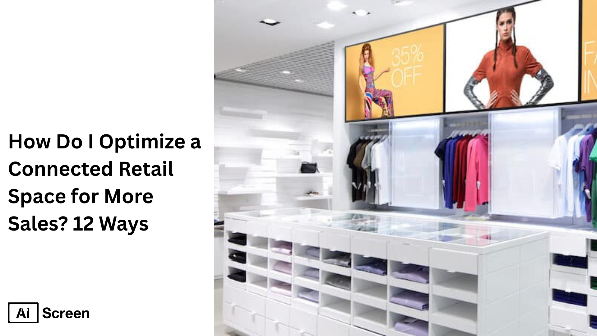 How Do I Optimize a Connected Retail Space for More Sales? 12 Ways 1 optimizing connected retail spaces to boost sales with digital signage online sales