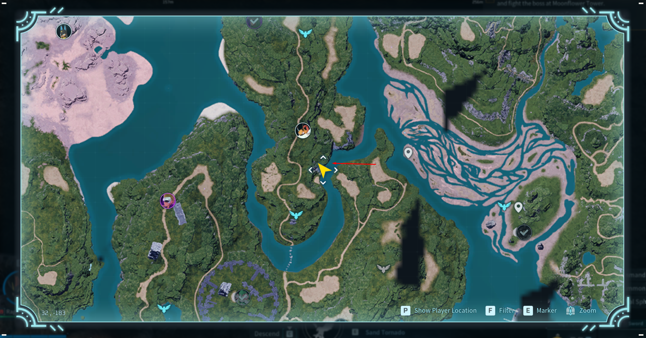 Find Elizabee in Palworld using this screenshot.