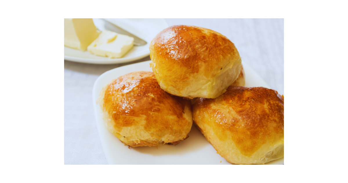  Homemade Dinner Rolls with Butter and Herbs  