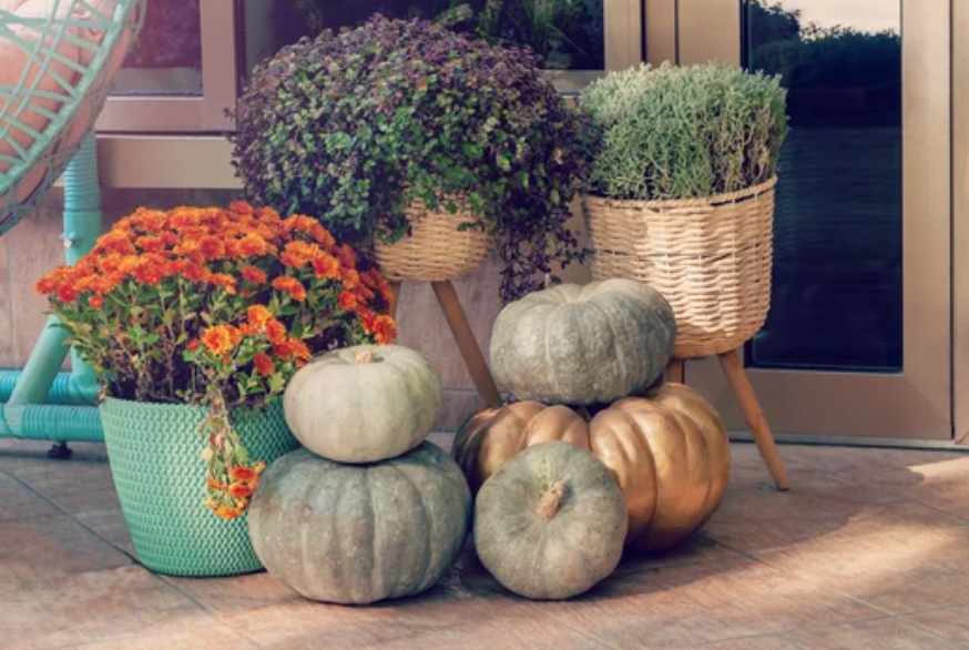 Rustic Fall Porch Decor