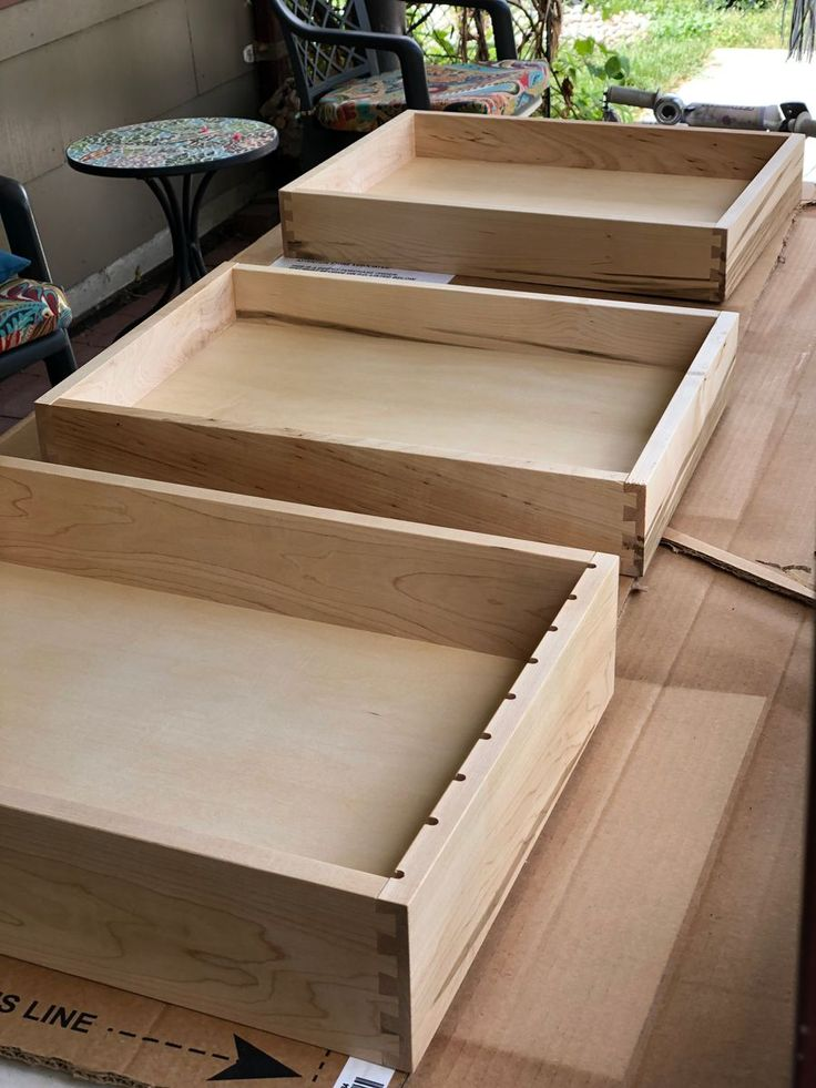 Assemble the Drawer Boxes