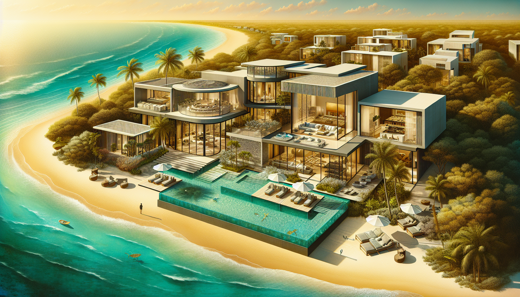 Luxury properties in Puerto Morelos