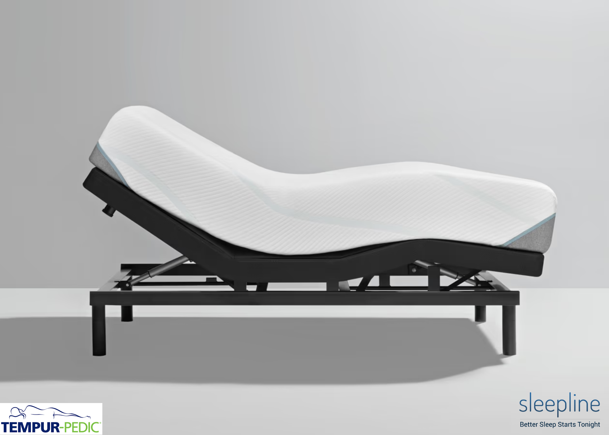 Side view of a Tempurpedic