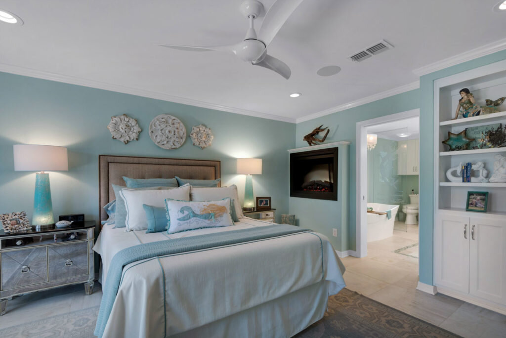 Ocean Blue Bedroom
