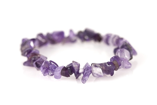 bracelet, amethyst, purple