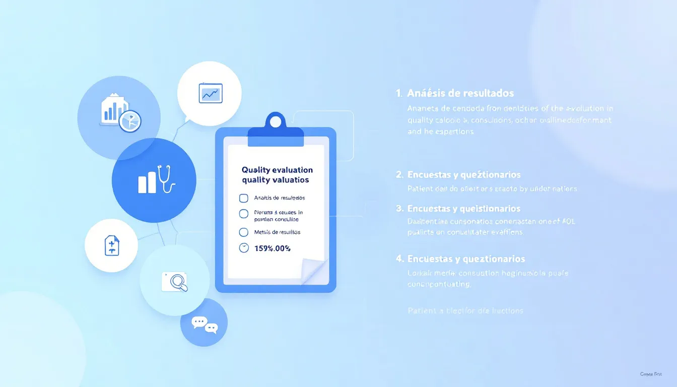 Métodos de evaluación de calidad en consultorios.