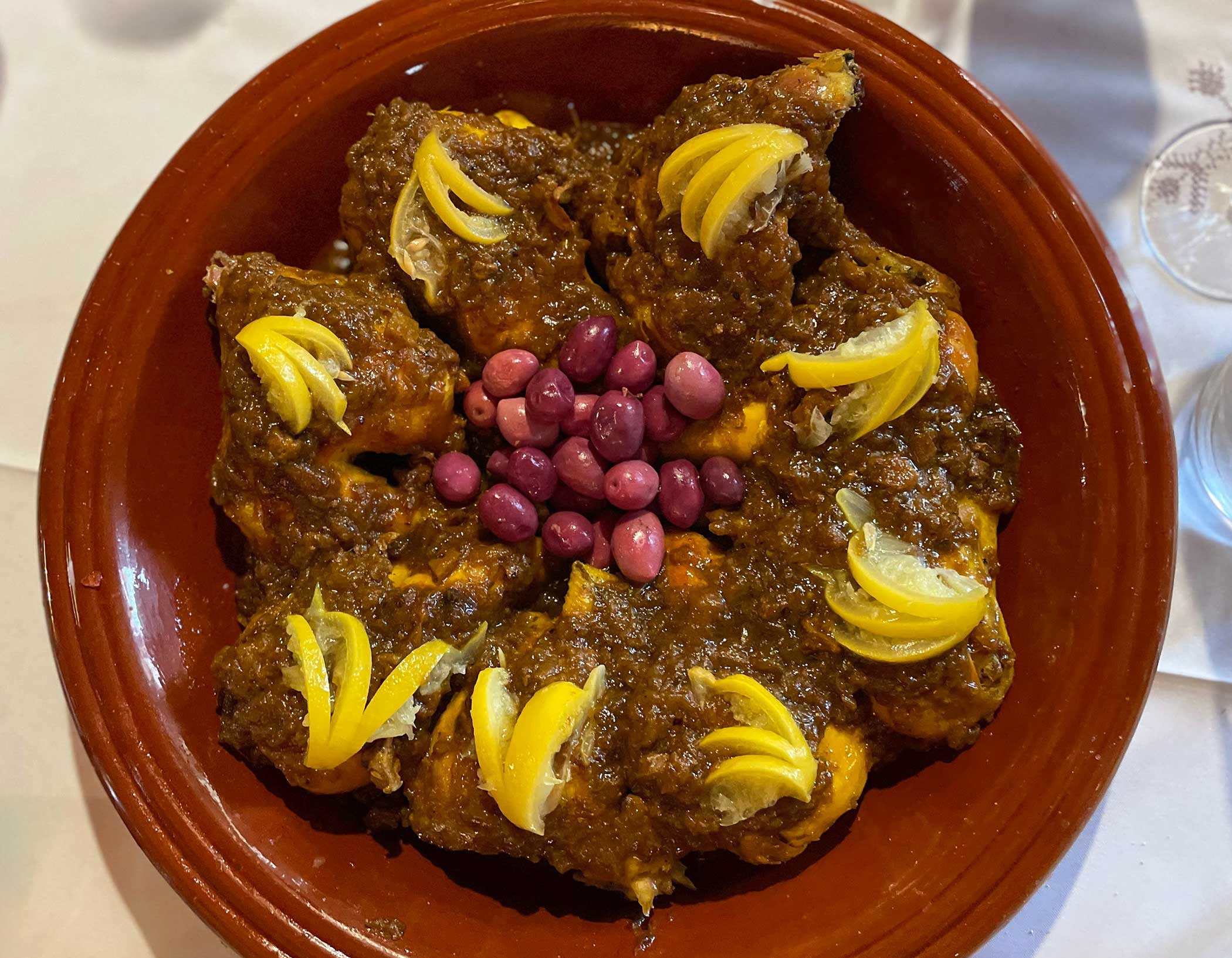 Tagine: one of the most famous Moroccan dishes.