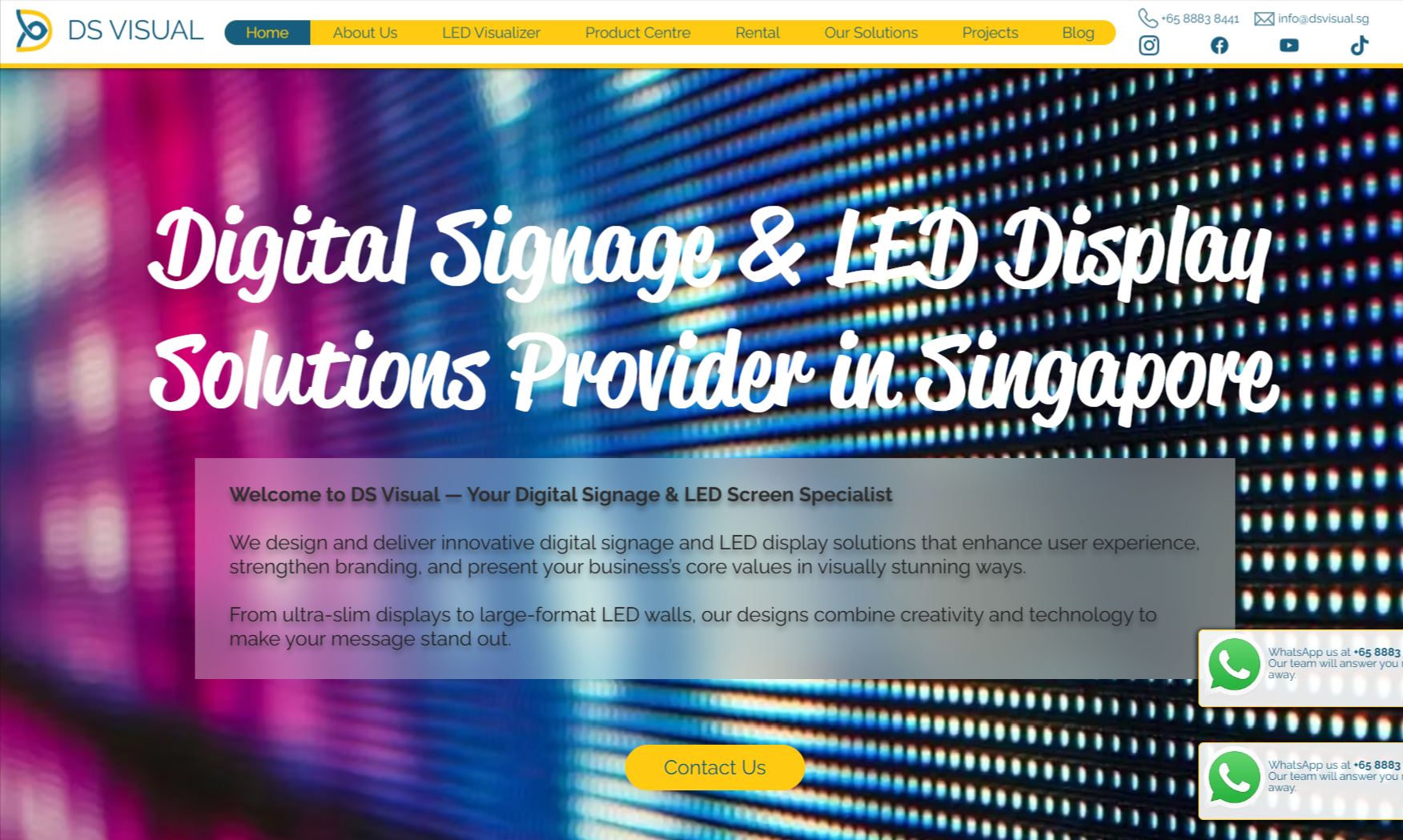 Best Digital Signage System Singapore Providers in 2026 9 DS Visual