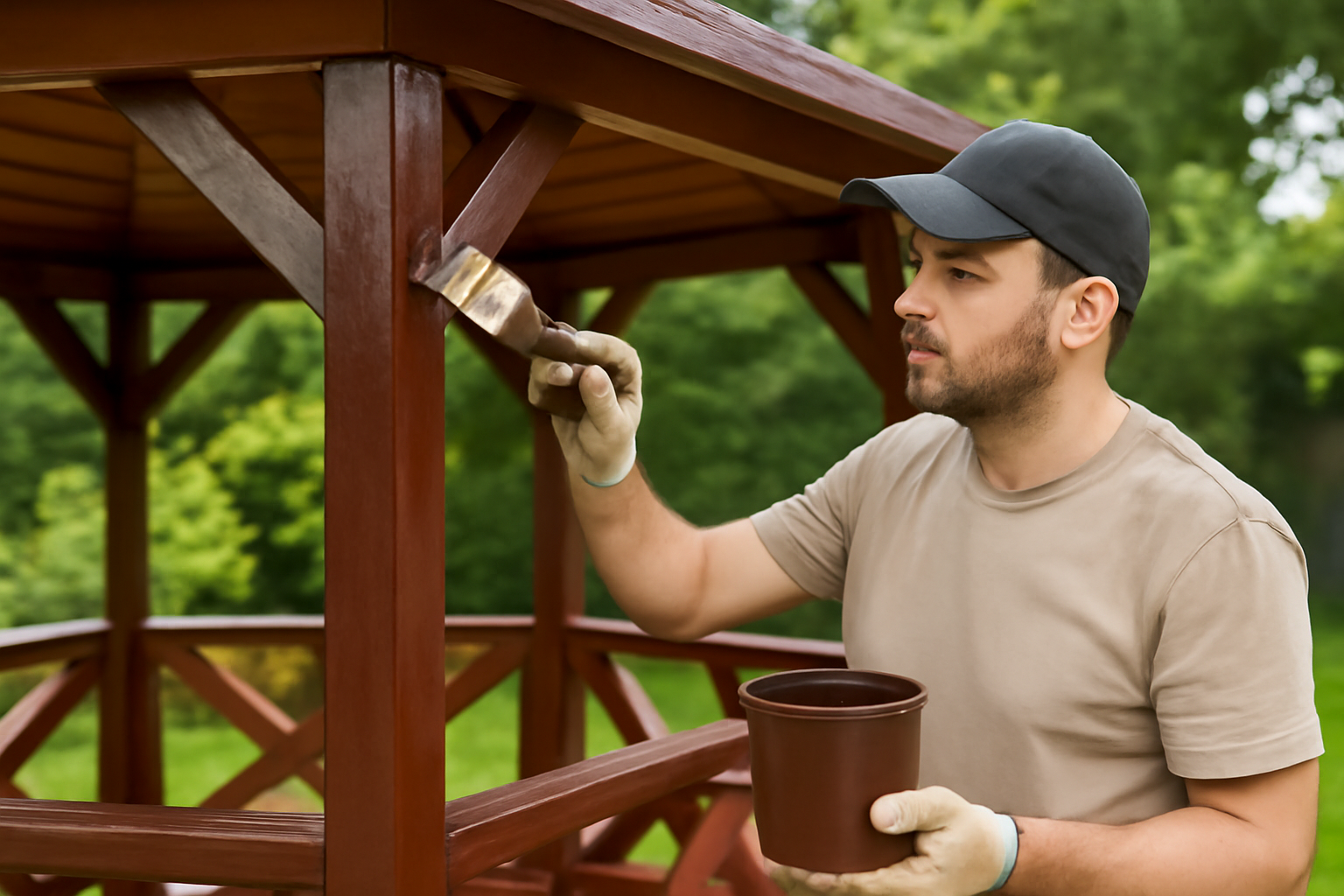 Drewno w ogrodzie - jak impregnować altany ogrodowe i chronić je przez cały rok?