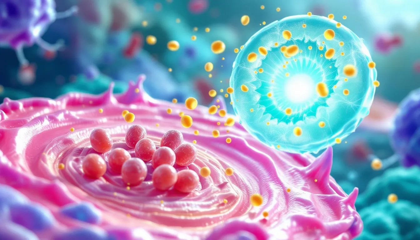 An illustration of the cellular process of autophagy, highlighting how it induces autophagy.