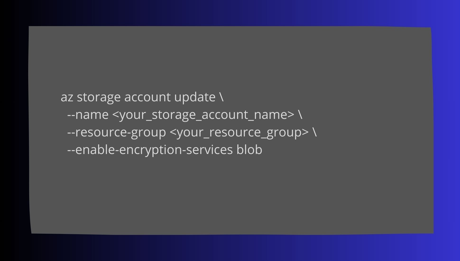 An example of Azure Storage Service Encryption (SSE)