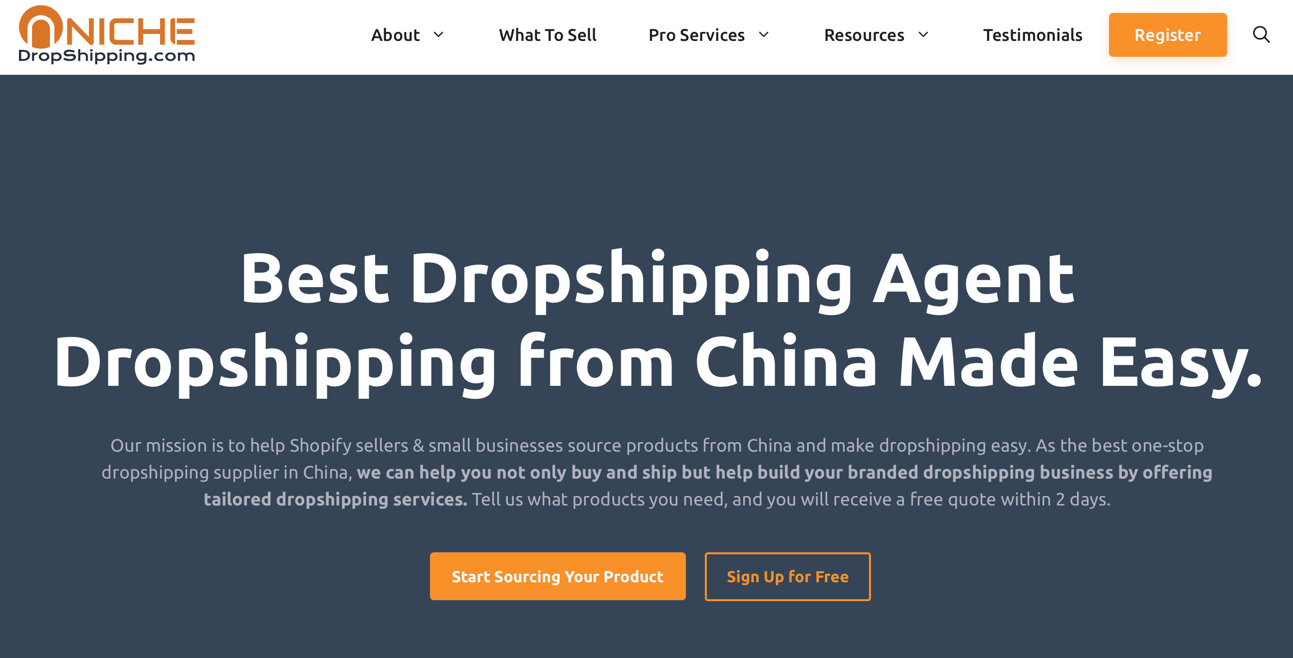 dropshipping agent - niche dropshipping 