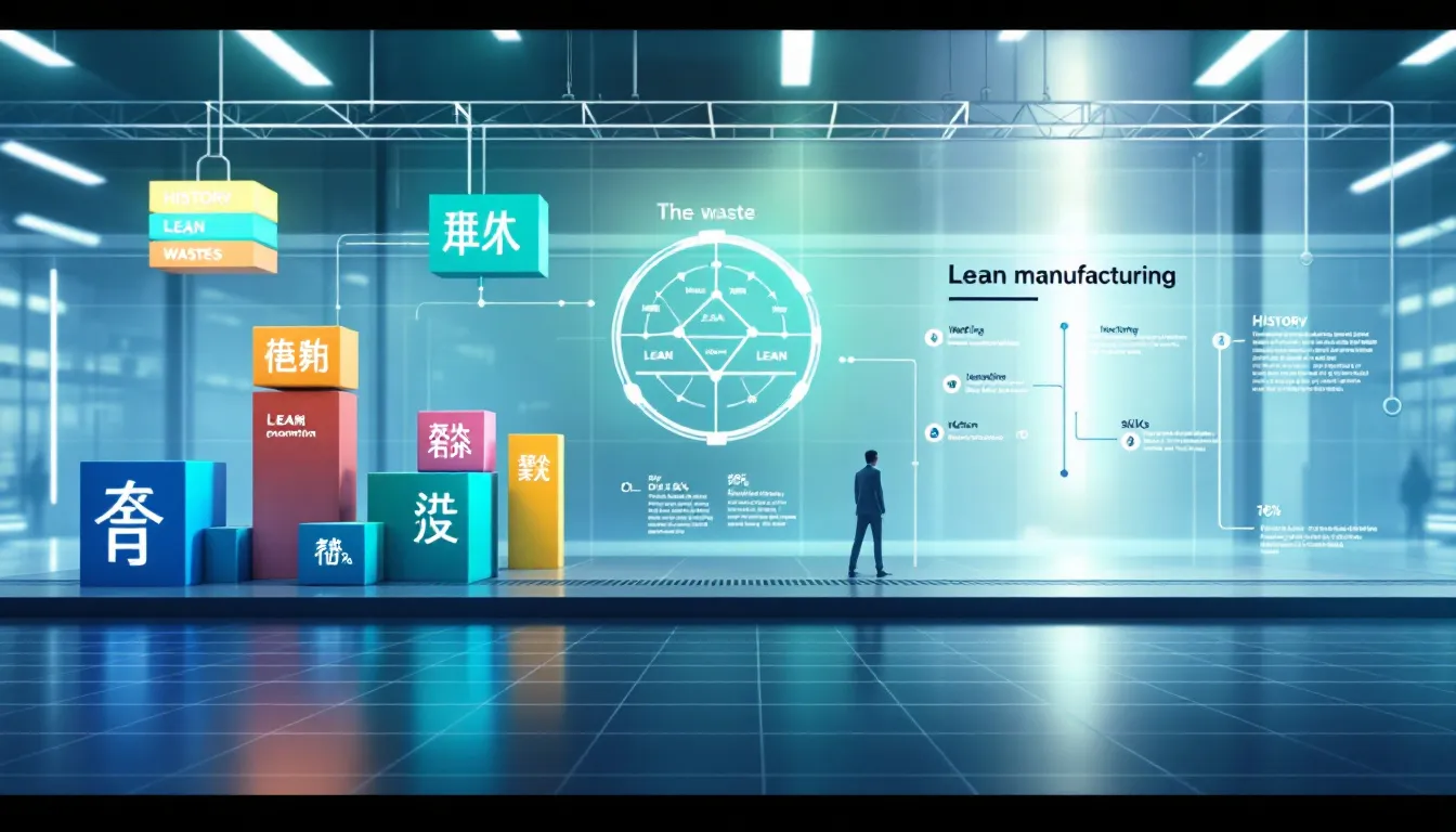 Lean manufacturing techniques in action.