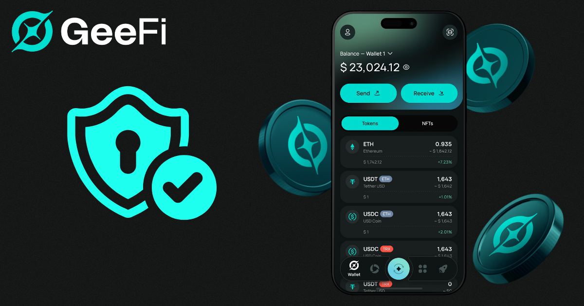 Security measures in decentralized wallets.