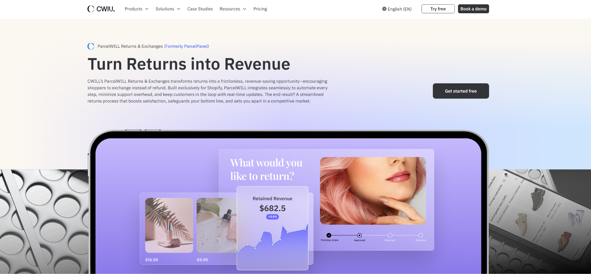 ParcelWILL return label 