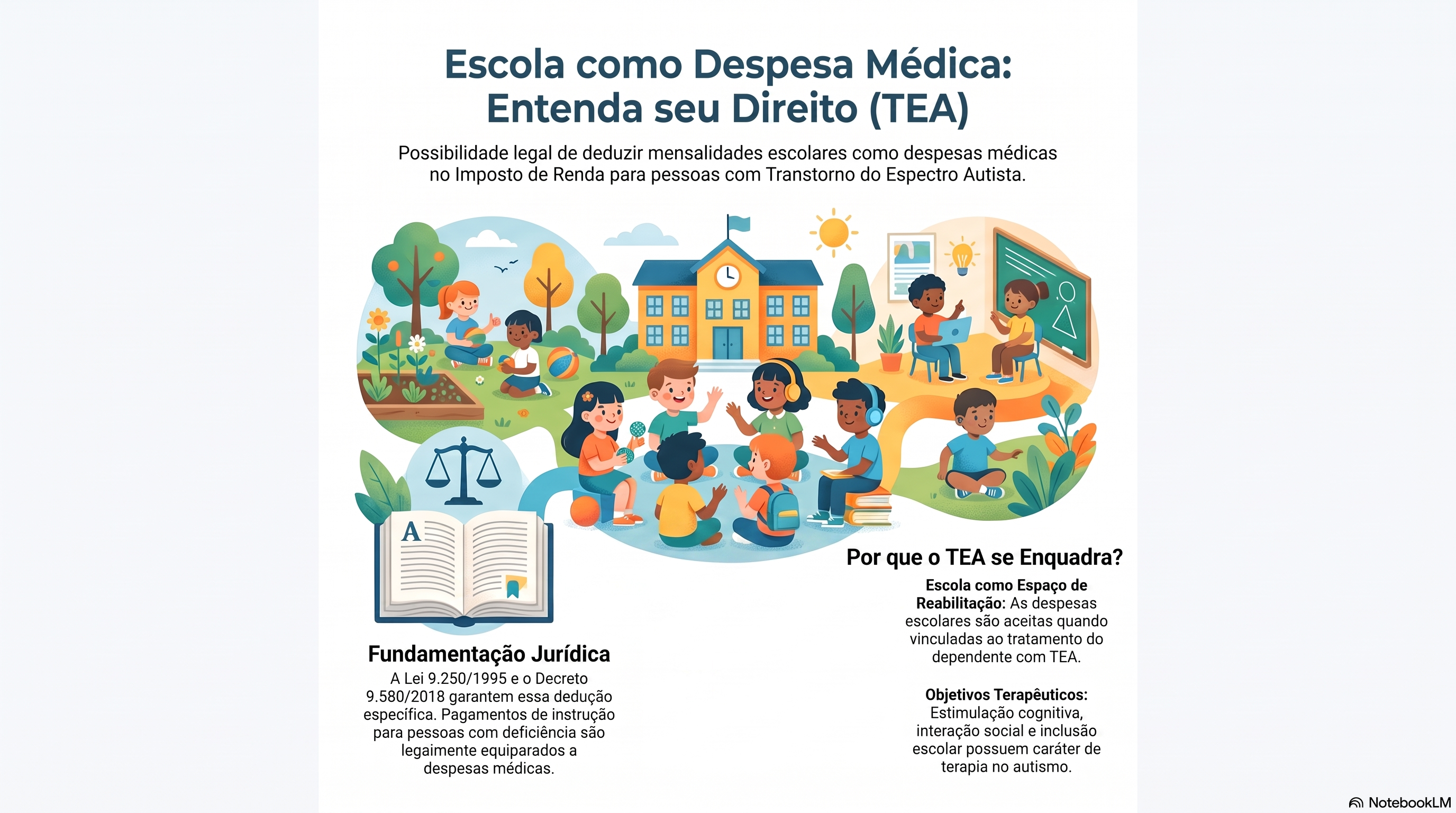 Por que a escola de um filho autista pode ser tratada como despesa médica?