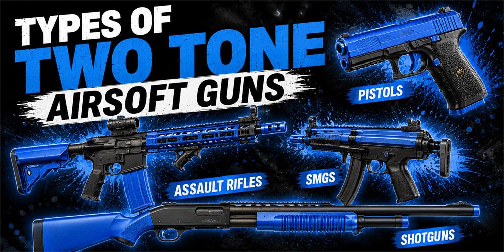 the Types of Two Tone Airsoft Guns