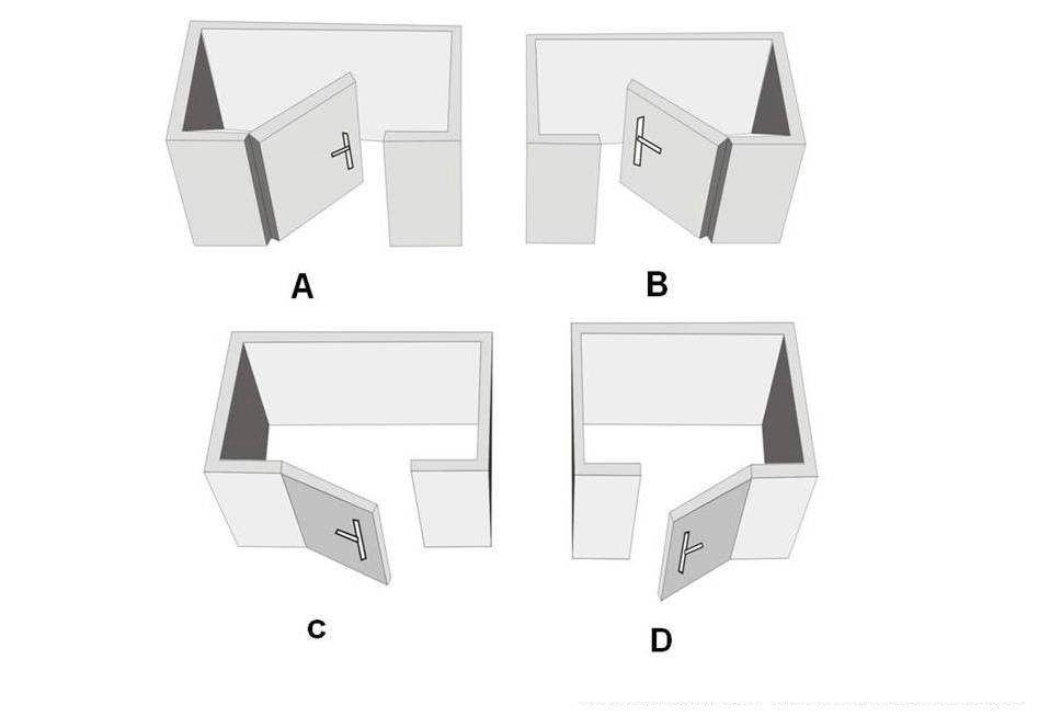 how to choose the door open direction