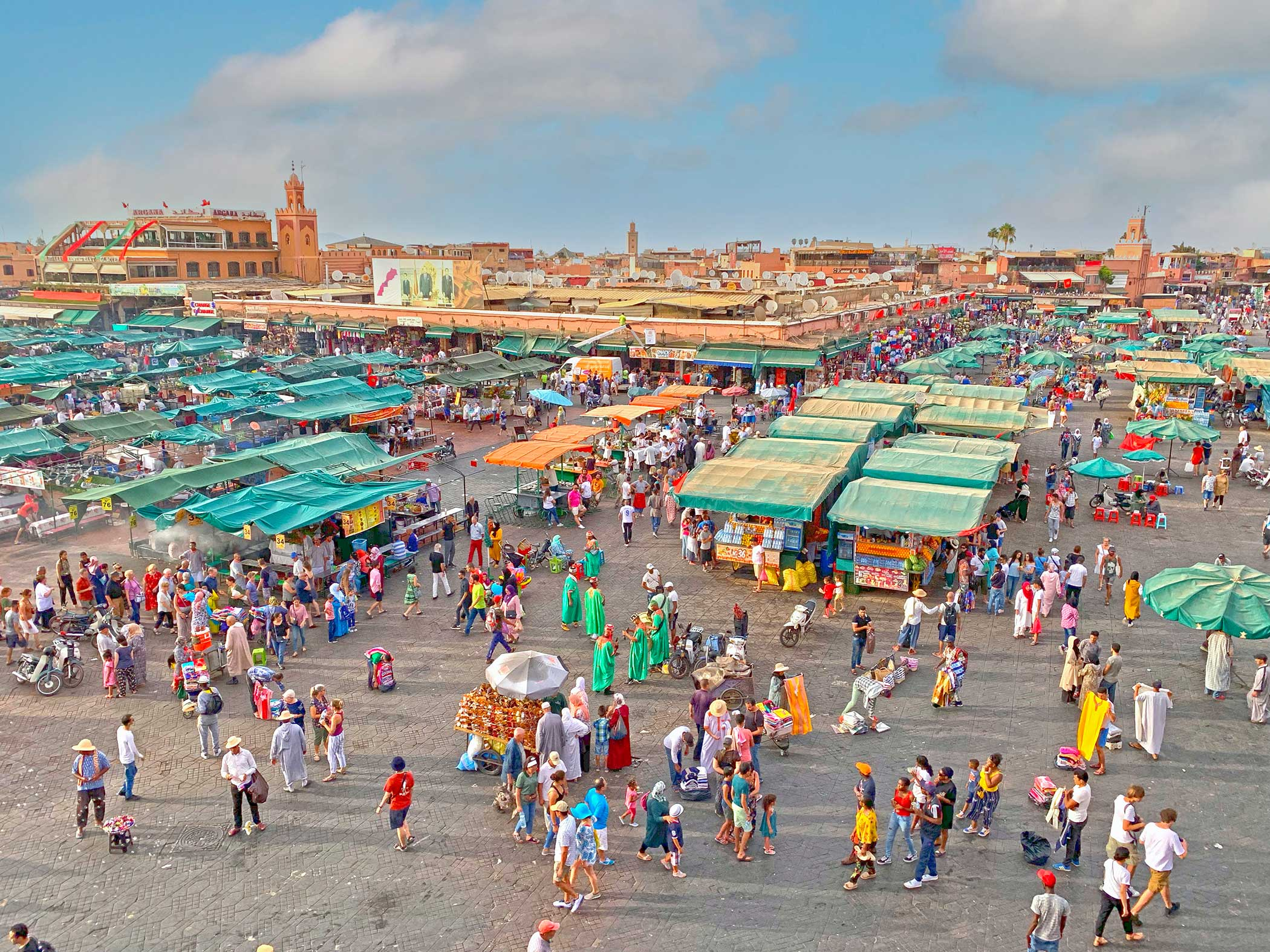 Jma-El-Fna Square, the epitome of street food.