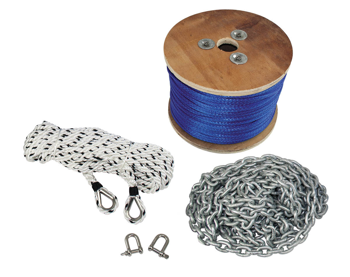 A chain kit for a Viper Drum Winch, with all the necessary parts for a successful installation