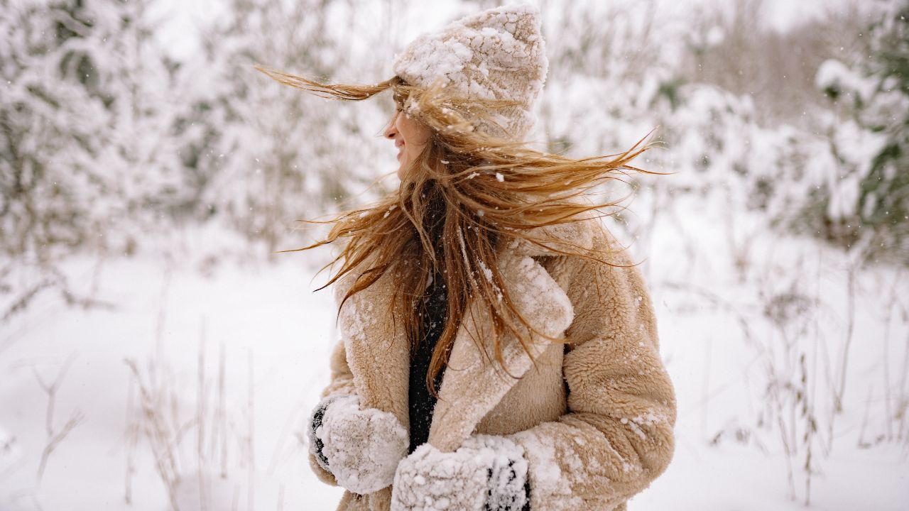 A woman wearing stylish and affordable clothing from an online store