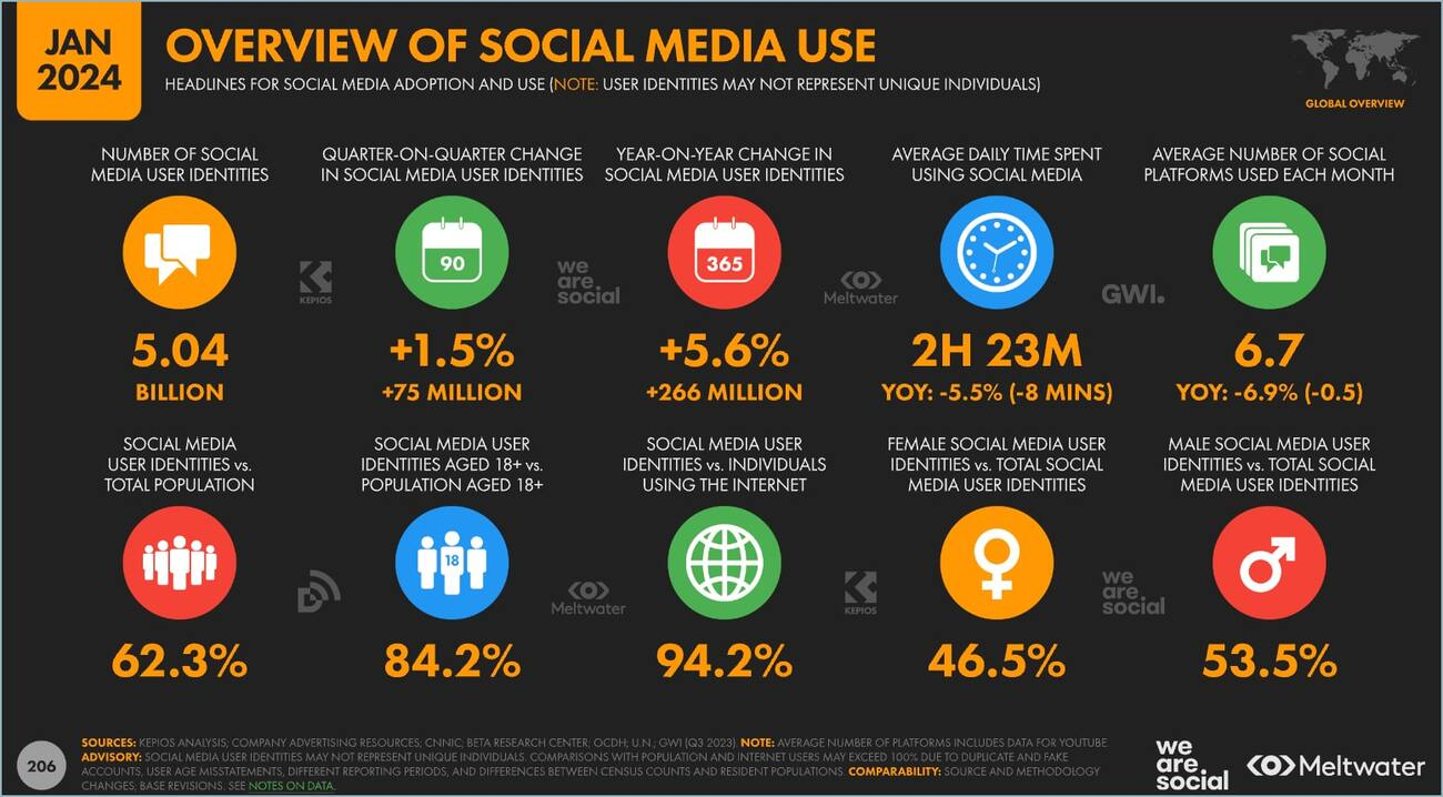 Social media demographics