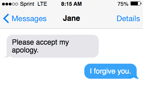 "I'm sorry" synonyms