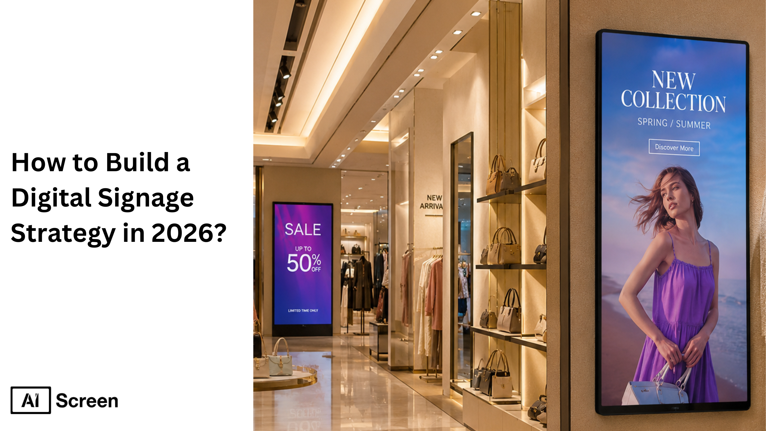 How to Build a Digital Signage Strategy in 2026? 1 digital signage strategy