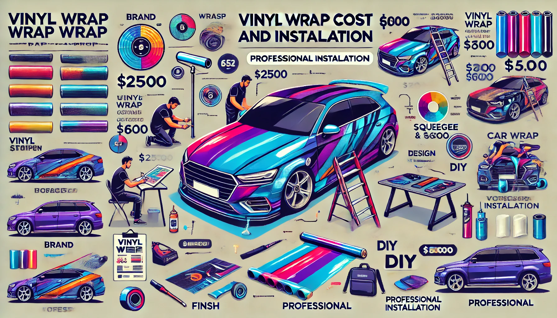 vinyl wrap, vinyl wraps, underlying paint