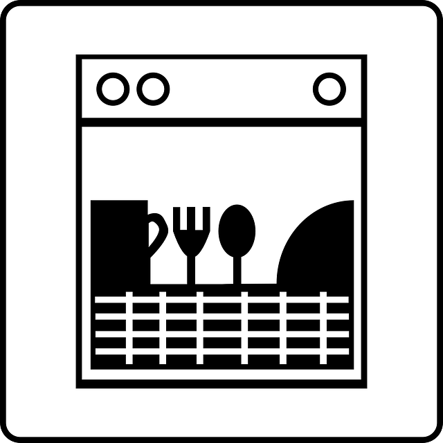 dishwasher, dishes, kitchen