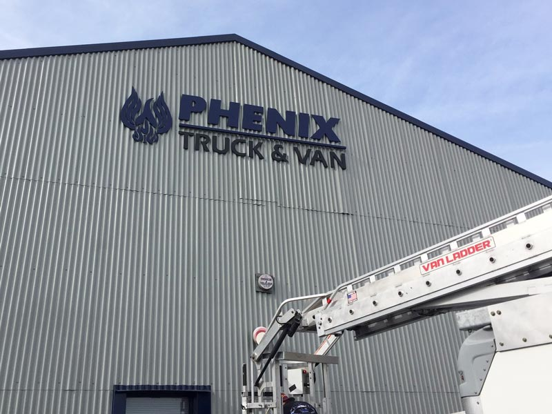 We have been installing signs all throughout Los Angeles since the 1990's – Including Phenix in Pomona, CA.