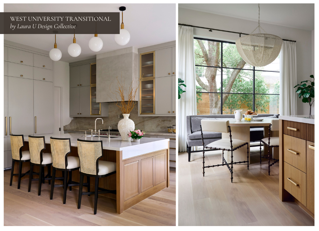 West University Transitional Project from Laura U Design Collective kitchen