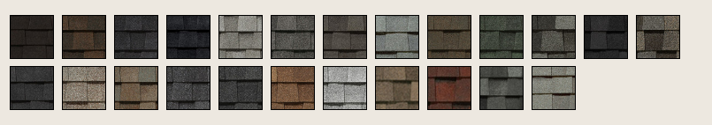 landmark shingle colors