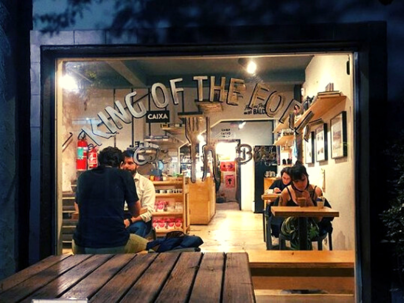Fachada do café King of The Fork em São Paulo. Foto: Reprodução/instagram.com/kingofthefork/