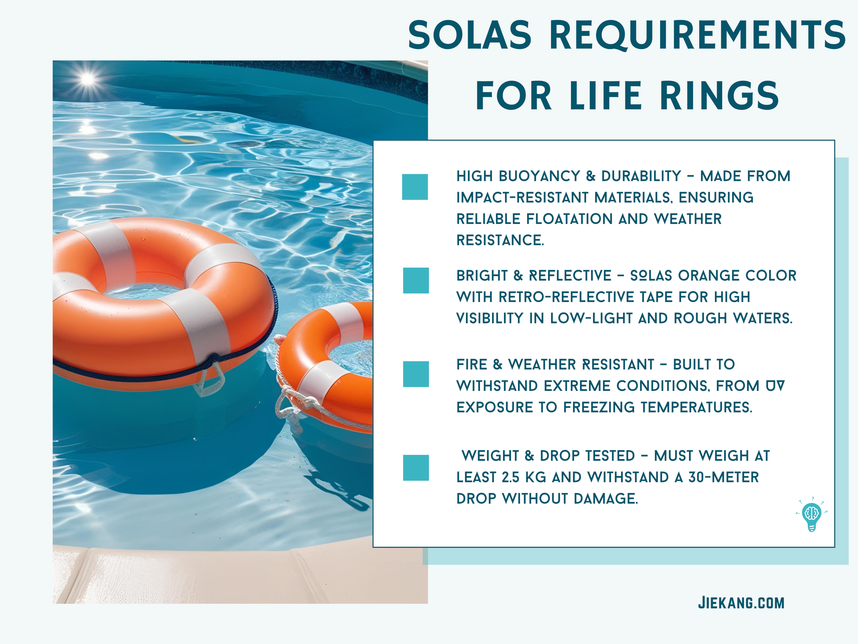 SOLAS Requirements for Life Rings