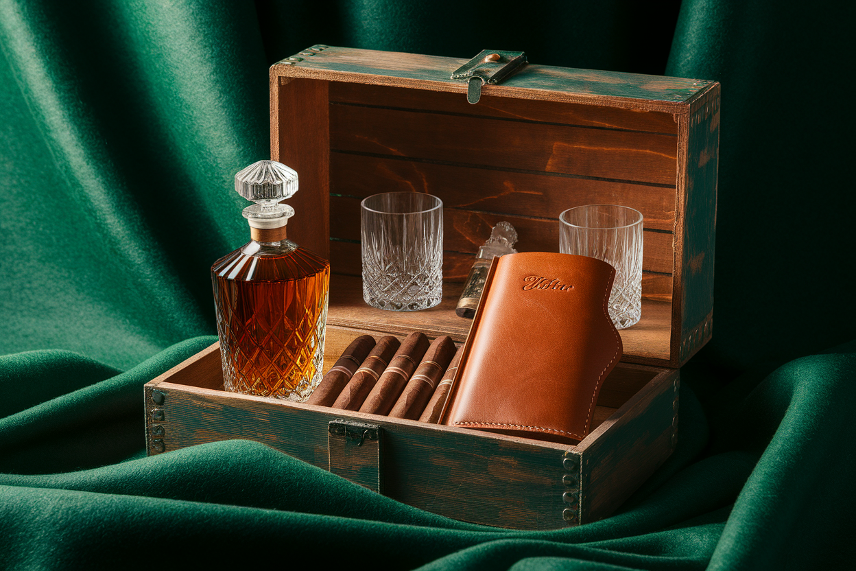 Luxury golf gift sets that are perfect for golf enthusiasts.