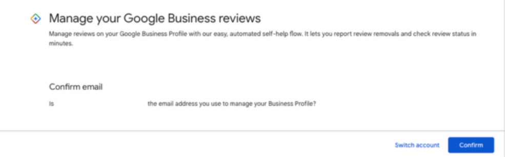 Harmful Google Business Review request removal